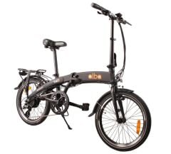 2025 Alba Fold 2 Katlanır Elektrikli Bisiklet LCD NFC Göstergeli Siyah