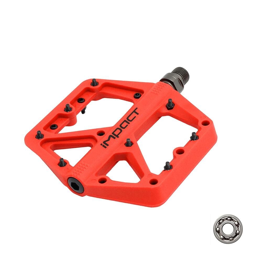 Impact COMP Plastik Rulmanlı Trial Bmx Platform Çivili Pedal Turuncu