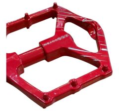 Cycle Zone Platform Geniş Rulmanlı Pedal Kırmızı