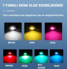 Tex GLR-129 Mikro Led Usb Şarjlı Çakar Bisiklet Stop