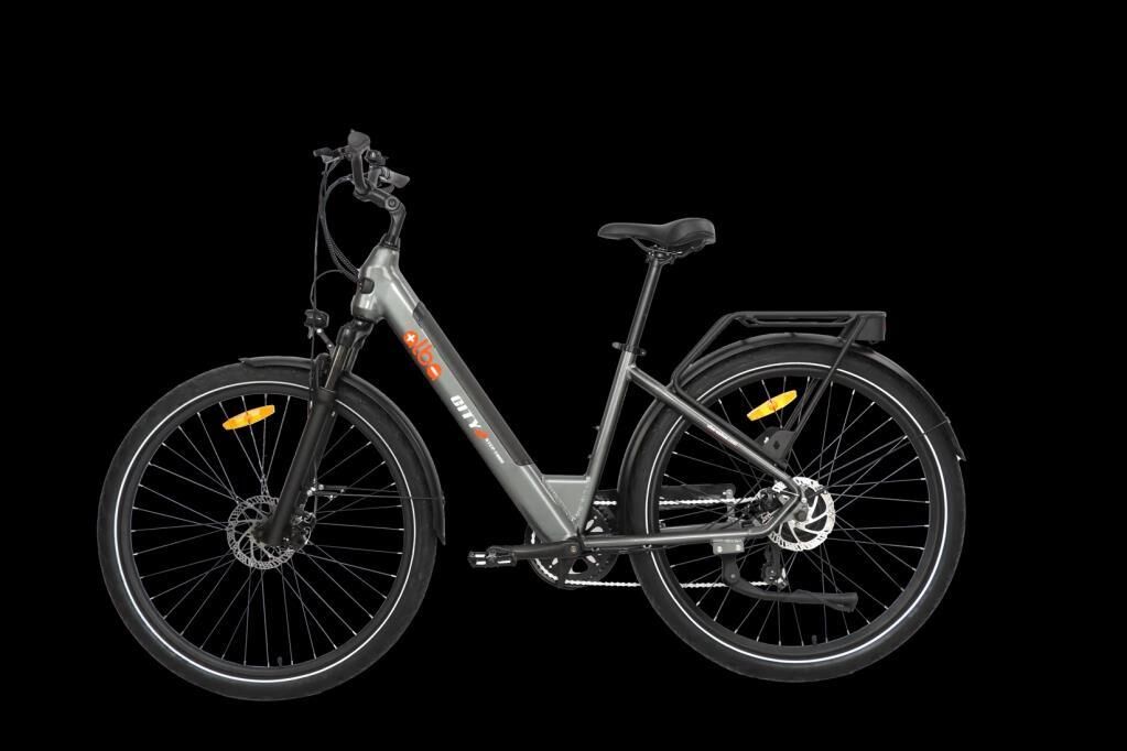 2025 Alba City 2 Elektrikli Şehir Bisikleti H Disk LCD NFC Göstergeli Gri