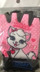 Tex Likralı Karakterli Çocuk Bisiklet Eldiveni