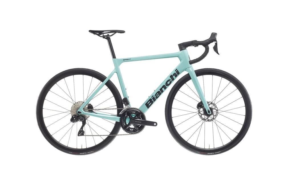 2025 Bianchi Sprint ICR 105 Di2 Disk 12V Karbon Yol Bisikleti Celeste