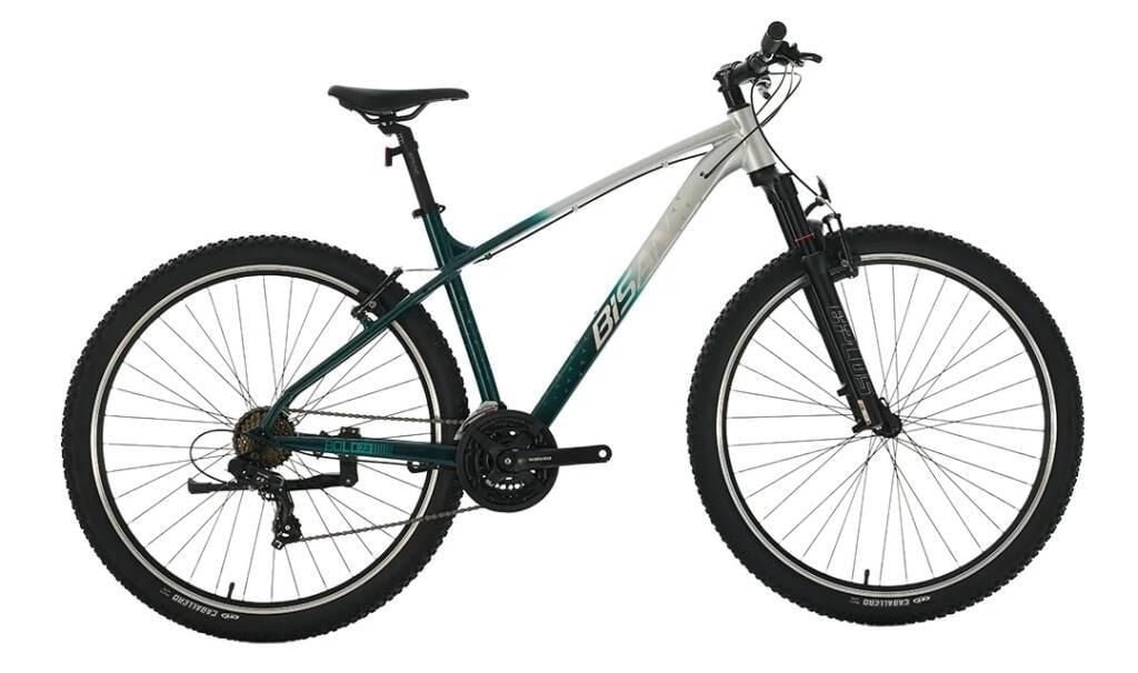 Bisan Bold 7.3 V Fren 26 Jant Bisiklet Gri/Yeşil