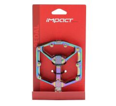 Impact Oil Slick Rainbow Rulmanlı Çivili Pedal