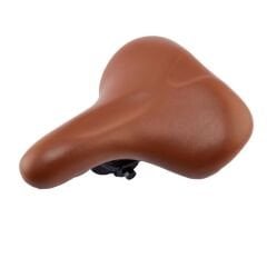 San Marino Kahverengi Geniş Yumuşak Rahat Bisiklet Sele