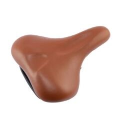 San Marino Kahverengi Geniş Yumuşak Rahat Bisiklet Sele