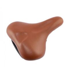 San Marino Kahverengi Geniş Yumuşak Rahat Bisiklet Sele