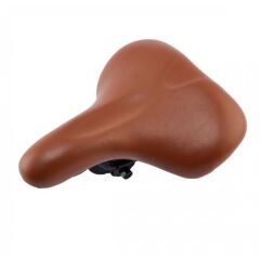 San Marino Kahverengi Geniş Yumuşak Rahat Bisiklet Sele