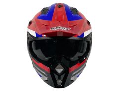 S-way SW X1-X Seul Full Face Kross Kaskı Beyaz-Kırmızı