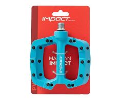 Impact COMP 2 Plastik Çift Rulmanlı Trial Bmx Platform Çivili Pedal Mavi