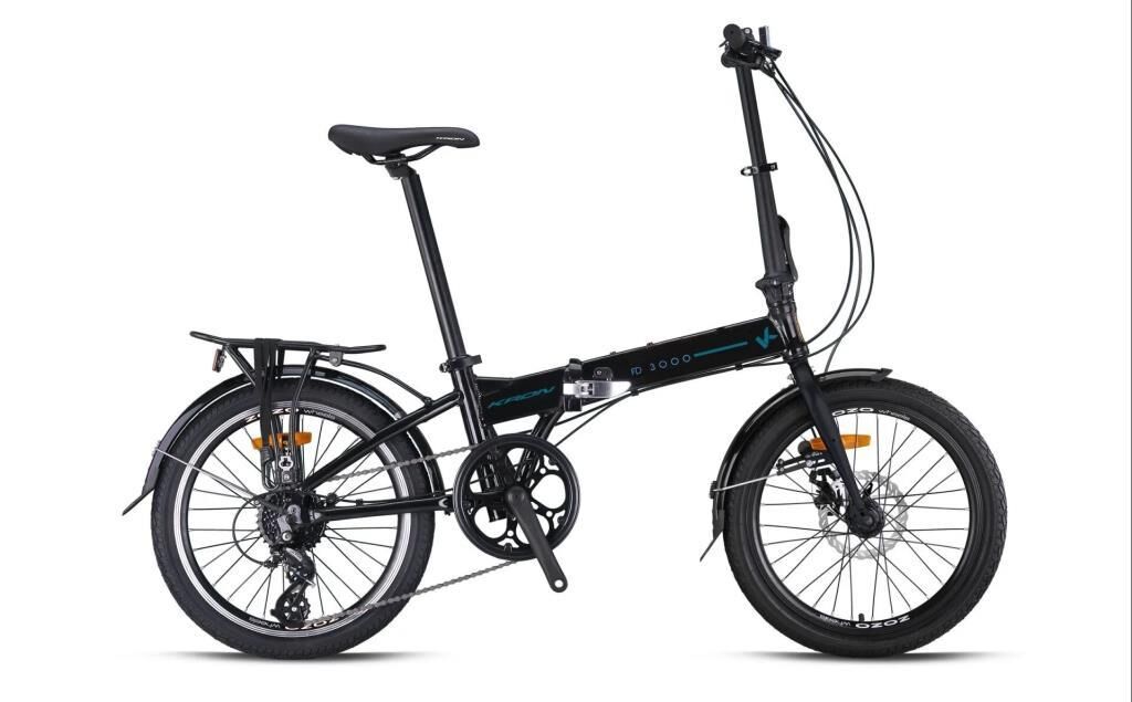 2026 Kron FD 3000 H Disk Katlanır Bisiklet Siyah