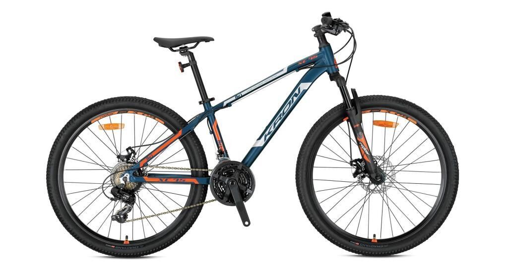 2026 Kron XC 75 V Fren 27.5 Jant Bisiklet Lacivert/Turuncu