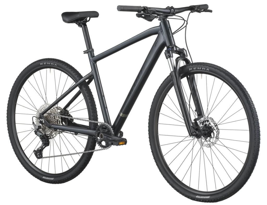 2026 Scott Sub Cross 10 Şehir Tur Bisikleti Siyah