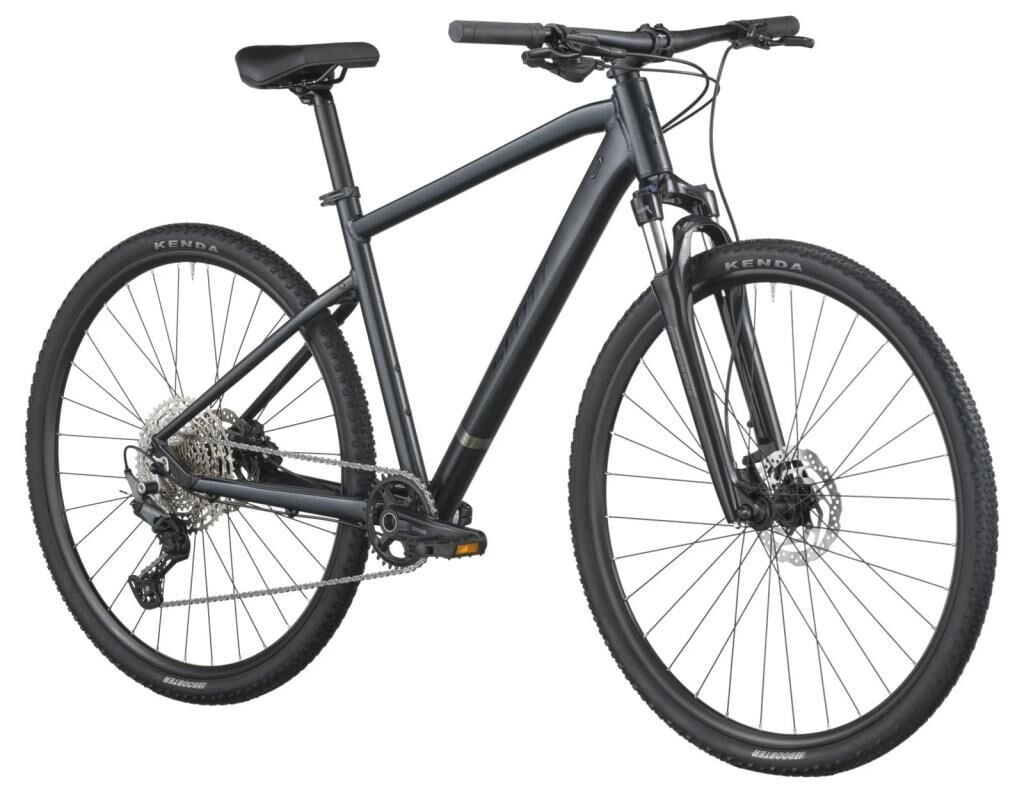 2026 Scott Sub Cross 10 Şehir Tur Bisikleti Siyah