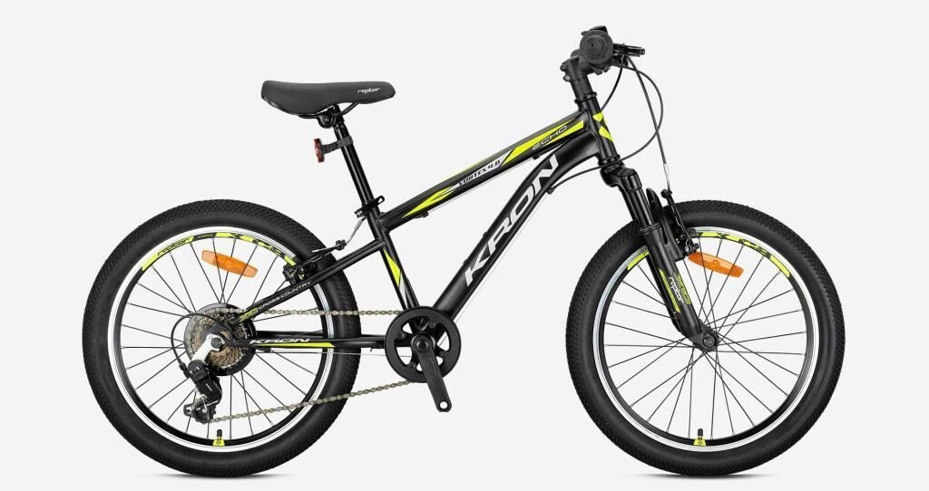 Kron Vortex 4.0 20 Jant Çocuk Bisikleti Siyah/Sarı