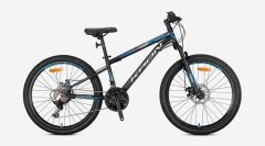 Kron Vortex 4.0 V Fren 24 Jant Çocuk Bisikleti Siyah/Mavi