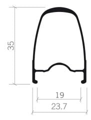 FSA Vision Team 35 Disk Fren Centerlock Yol Bisikleti Jant Seti
