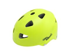 Cool Wheels Çocuk Bisiklet Kaskı Neon Sarı