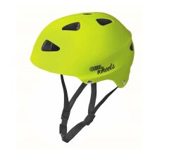 Cool Wheels Çocuk Bisiklet Kaskı Neon Sarı