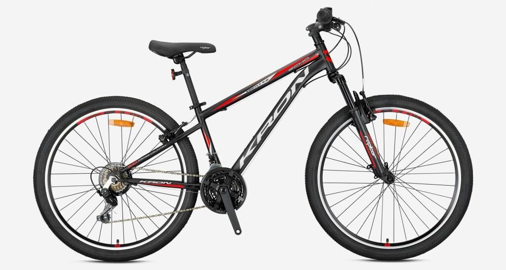 Kron Vortex 4.0 V Fren 26 Jant Bisiklet Siyah/Kırmızı