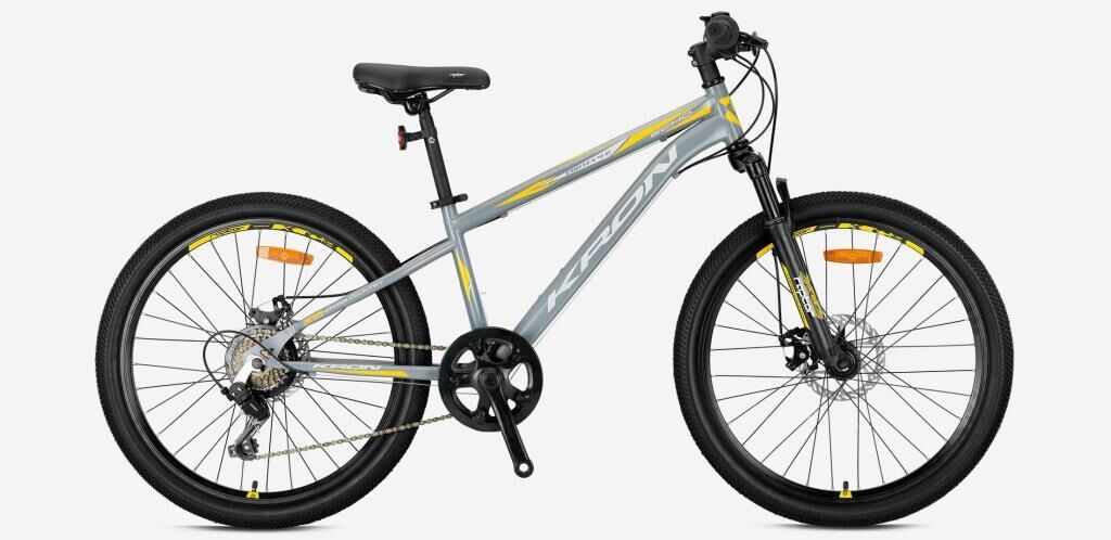 Kron Vortex 4.0 V Fren 26 Jant Bisiklet Gri/Sarı