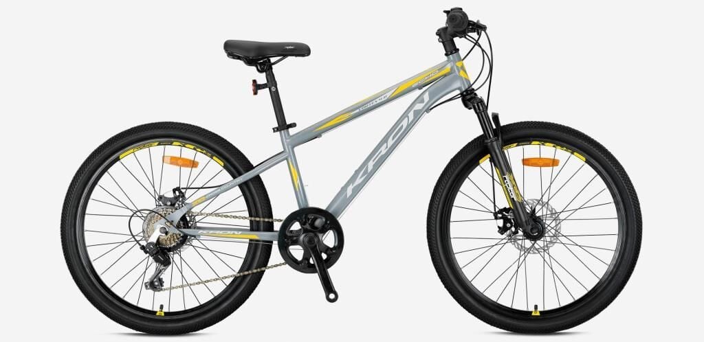 Kron Vortex 4.0 V Fren 26 Jant Bisiklet Gri/Sarı