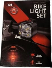 Forte GT 6167 Usb Şarjlı 500 Lümen Bisiklet Ön Arka Far Stop Işık Seti