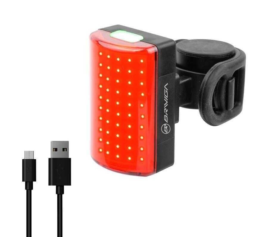 Forte GT 6319-1 USB Şarjlı 200 lm Bisiklet Arka Stop 8 Modlu