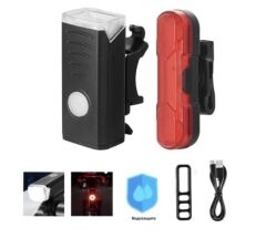Forte GT 6170 Usb Şarjlı 300 Lümen Bisiklet Ön Arka Far Stop Işık Seti