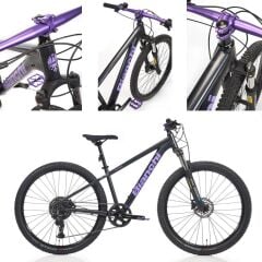 2026 Bianchi Magma 27.X Essa 27.5 Jant Bisiklet Siyah/Mor