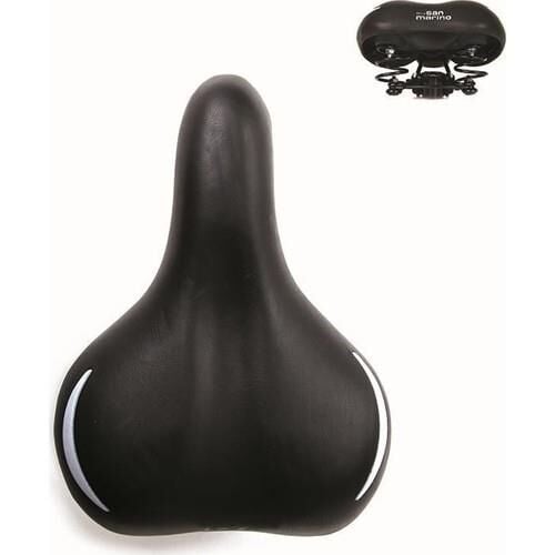 San Marino City Yaylı Bisiklet Sele Siyah