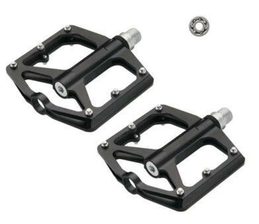 Epic Impact KICKR Alüminyum Rulmanlı Çivili Platform Pedal Siyah
