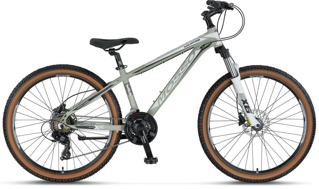 2026 Mosso Wildfire H Disk 26 Jant Bisiklet Gri/Beyaz