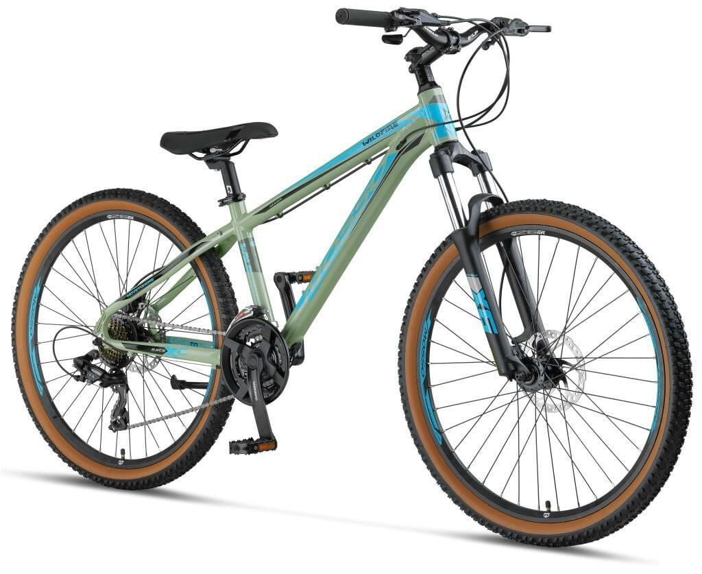 2026 Mosso Wildfire H Disk 26 Jant Bisiklet Yeşil/Mavi