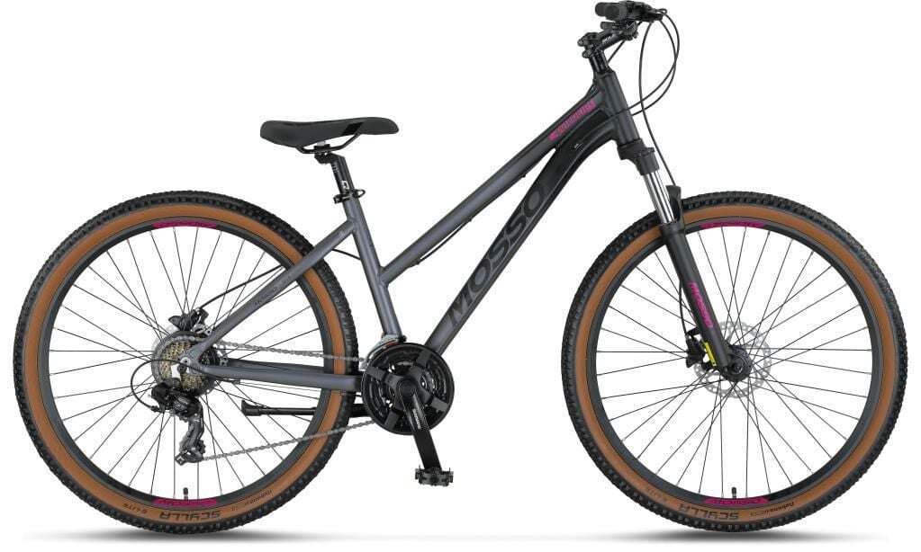 2026 Mosso Wildfire H Disk 27.5 Jant Lady Bisiklet Mat Antrasit