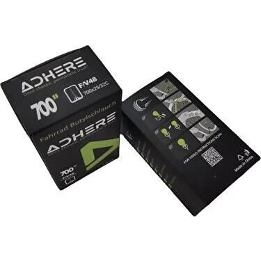 Adhere 700x25/32C FV 48mm İnce Sibop Bisiklet İç Lastik