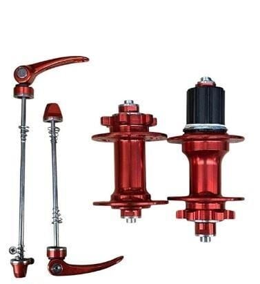 Forte Gt Hub Sesli Ön Arka Kaset Göbek Seti 32 Delik 6 Vida Qr Mandal Kırmızı