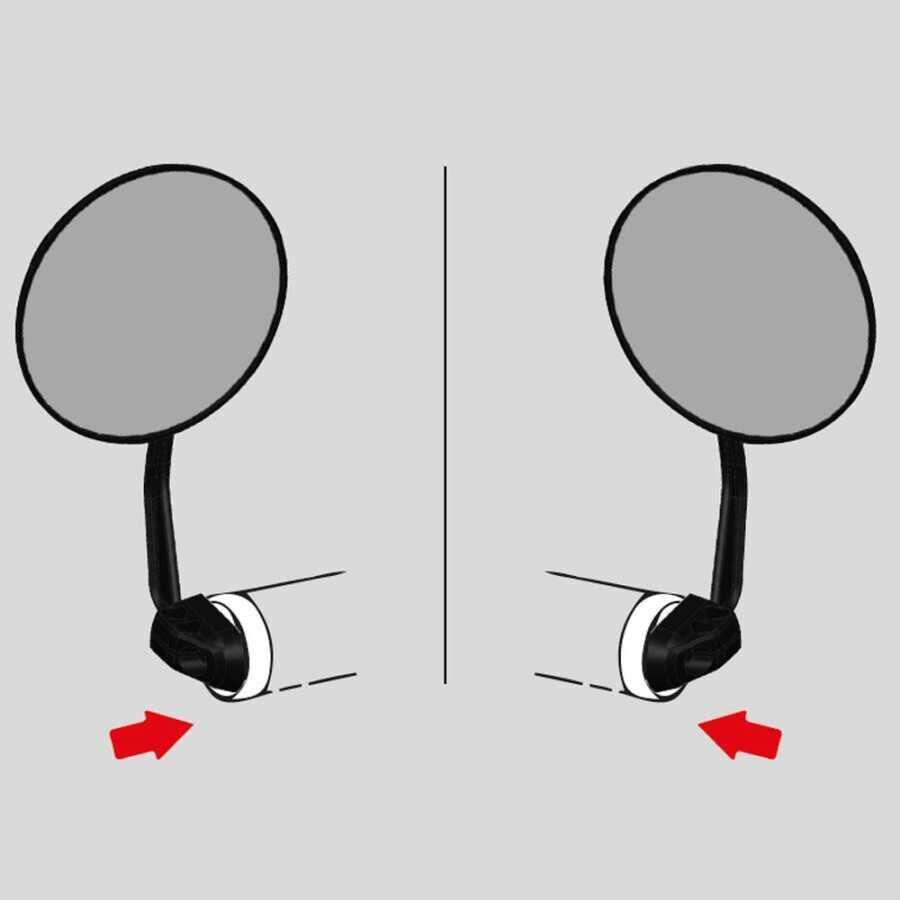 Lexis Flank 76 Geniş Açılı Bisiklet Gidon Bağlantılı Ayna