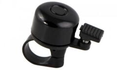 Impact Aluminyum Yüksek Tın Ses Vurmalı Bisiklet Zili Siyah