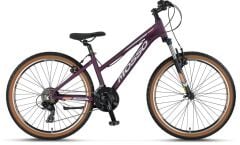 2026 Mosso Wildfire V Fren 26 Jant Lady Bisiklet Mat Mor