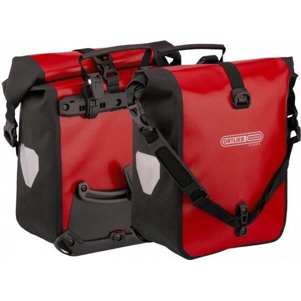 Ortlieb Sport-Roller Classic Ön Bisiklet Çanta 25L Siyah-Kırmızı QL2.1 F6302
