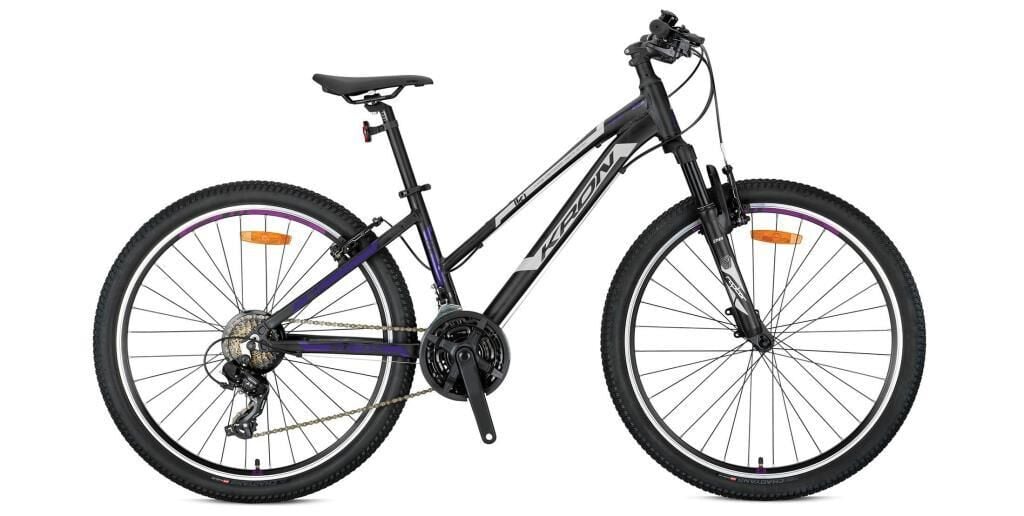 2026 Kron XC 75 Lady 26 Jant Bisiklet Mat Siyah/Mor