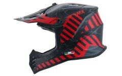 Sway FS-618 Alert Full Face Kask Siyah-Kırmızı XL