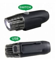 Forte GT 6111 USB Şarjlı 200 Lümen Bisiklet Ön Işık Far LED