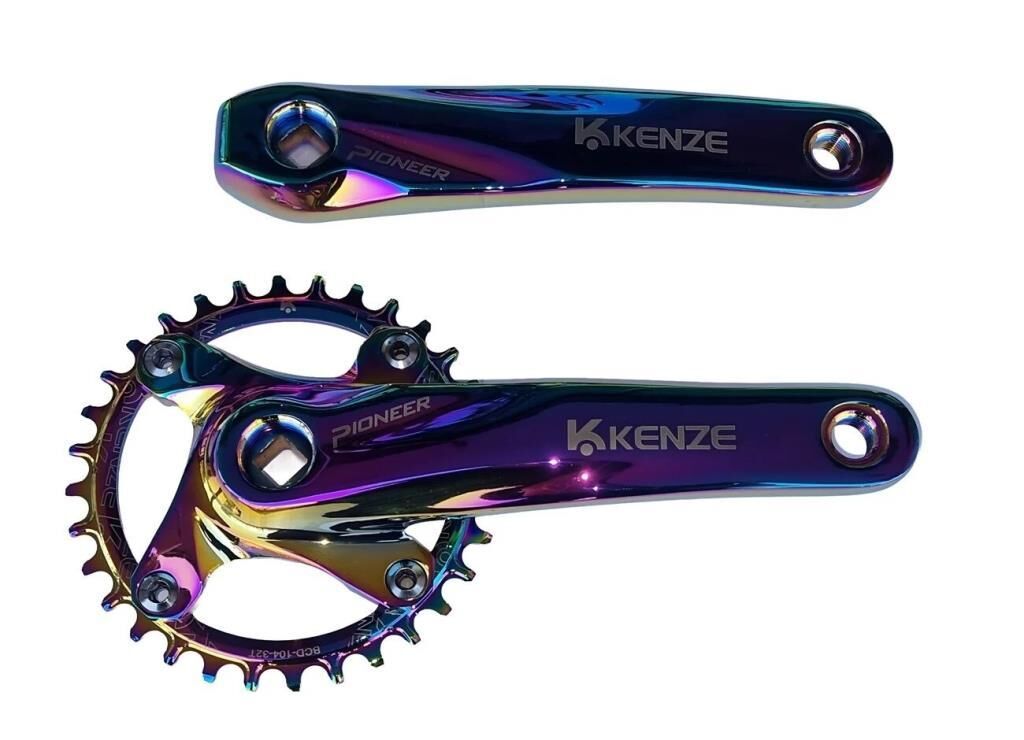 Kenze Rainbow Aynakol 32 Dişli 170mm Oil Slick