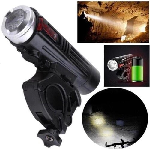 Huibo 6113 Usb Şarjlı 880 Lümen Bisiklet Far