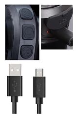 Briviga Elektrikli Şarjlı Bisiklet Kornası (4 Sesli, Alarm, 120dB)