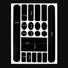 EFR Kadro Koruma Etiket Seti Şeffaf