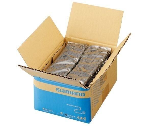 Shimano CUES Zincir CN-LG500 LINKGLIDE 126 bakla 9-10-11 Vites QUICK-LINK Kutusuz
